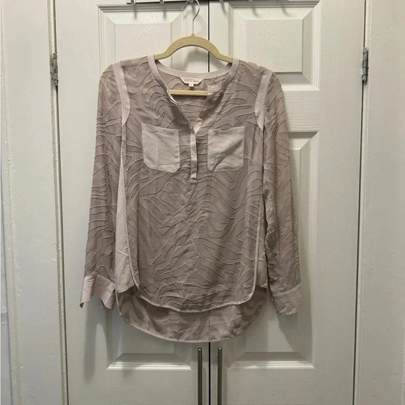 Rebecca Taylor Liger Double Black Top in Sleek Sz 0 - Picture 2 of 2